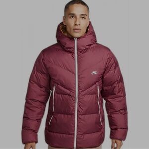 Nike puffer windrunner storm fit color block hooded sportswear jacket